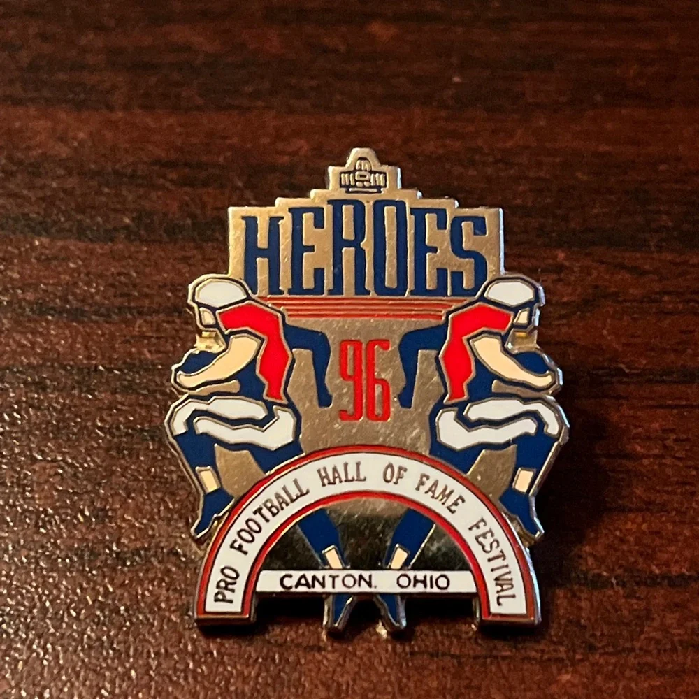 Vintage 1996 NFL Pro Football Hall Of Fame Festival Canton Ohio‎ Lapel Pin